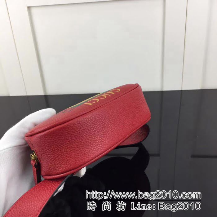 GUCCI古馳頂級原單 新款專櫃品質 實物實拍 476434印花大紅腰包 HY1105